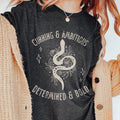 Mystical Snake & Roses Wizard School T-Shirt