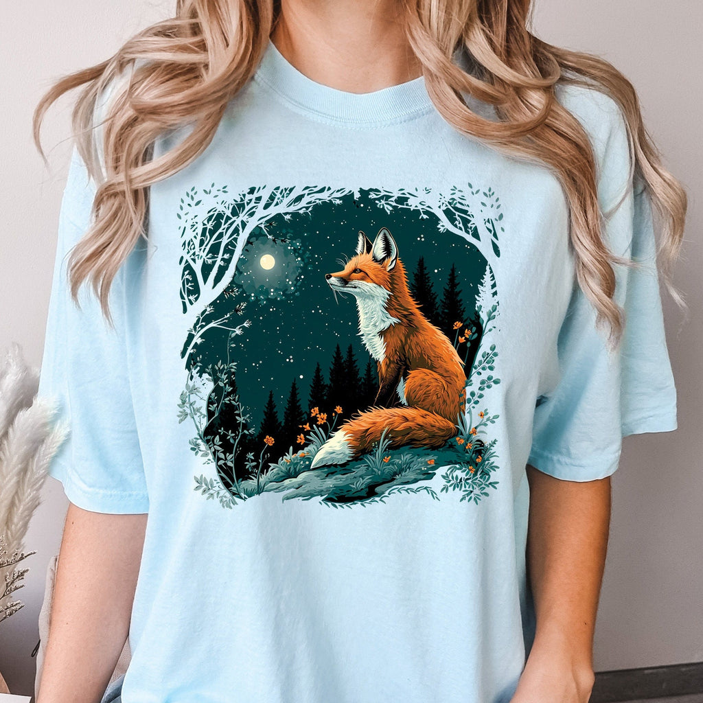 Celestial Forest Fox T-Shirt