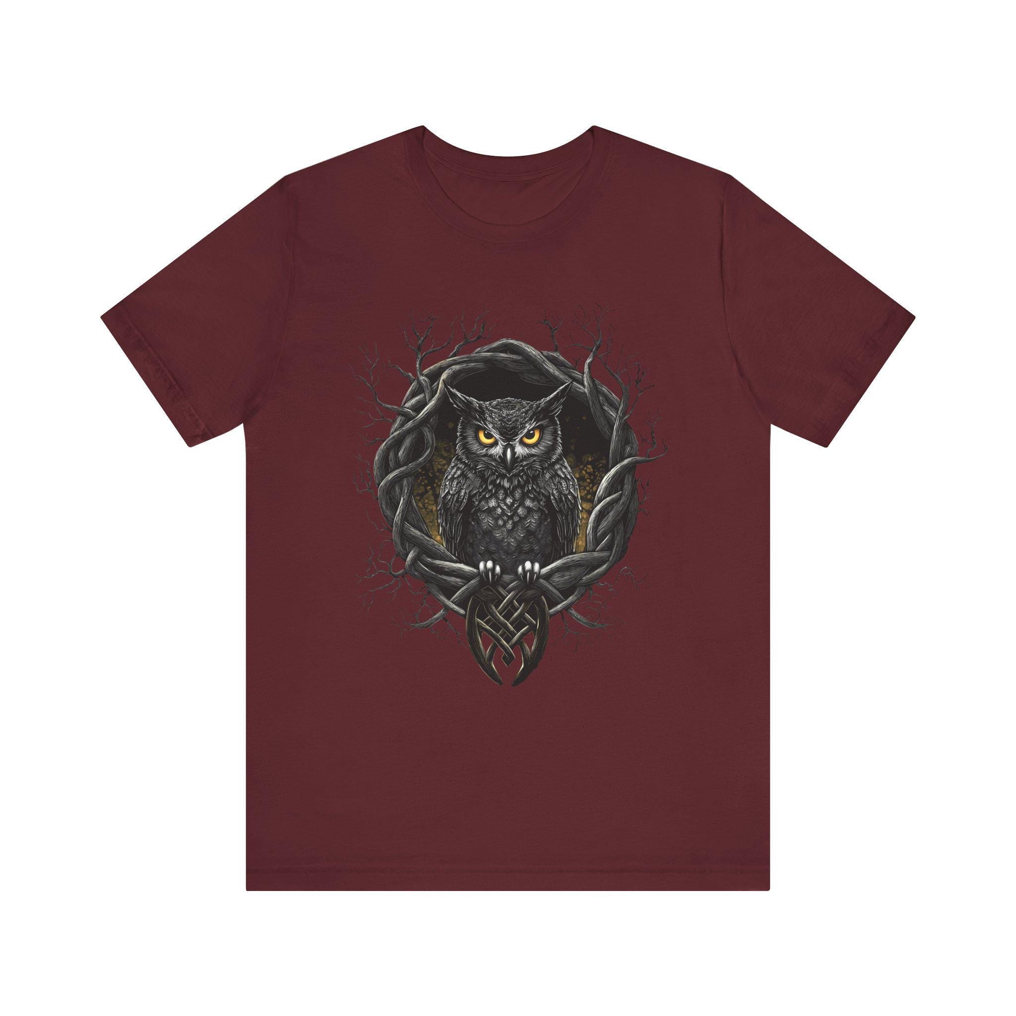 Tree of Life Celtic Owl T-Shirt