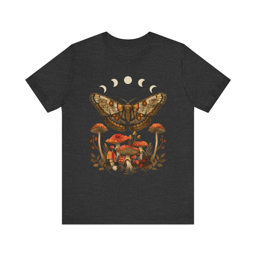 Goblincore Moth Moonphase Mushrooms Shirt