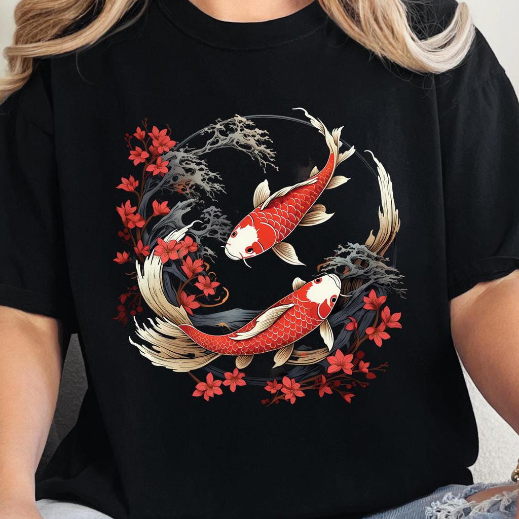Vintage Koi Japanese Art Shirt