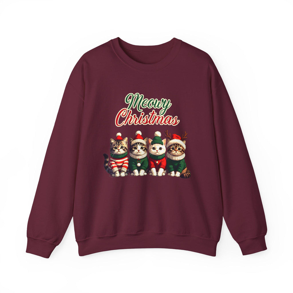 Meowy Christmas Cat Sweatshirt
