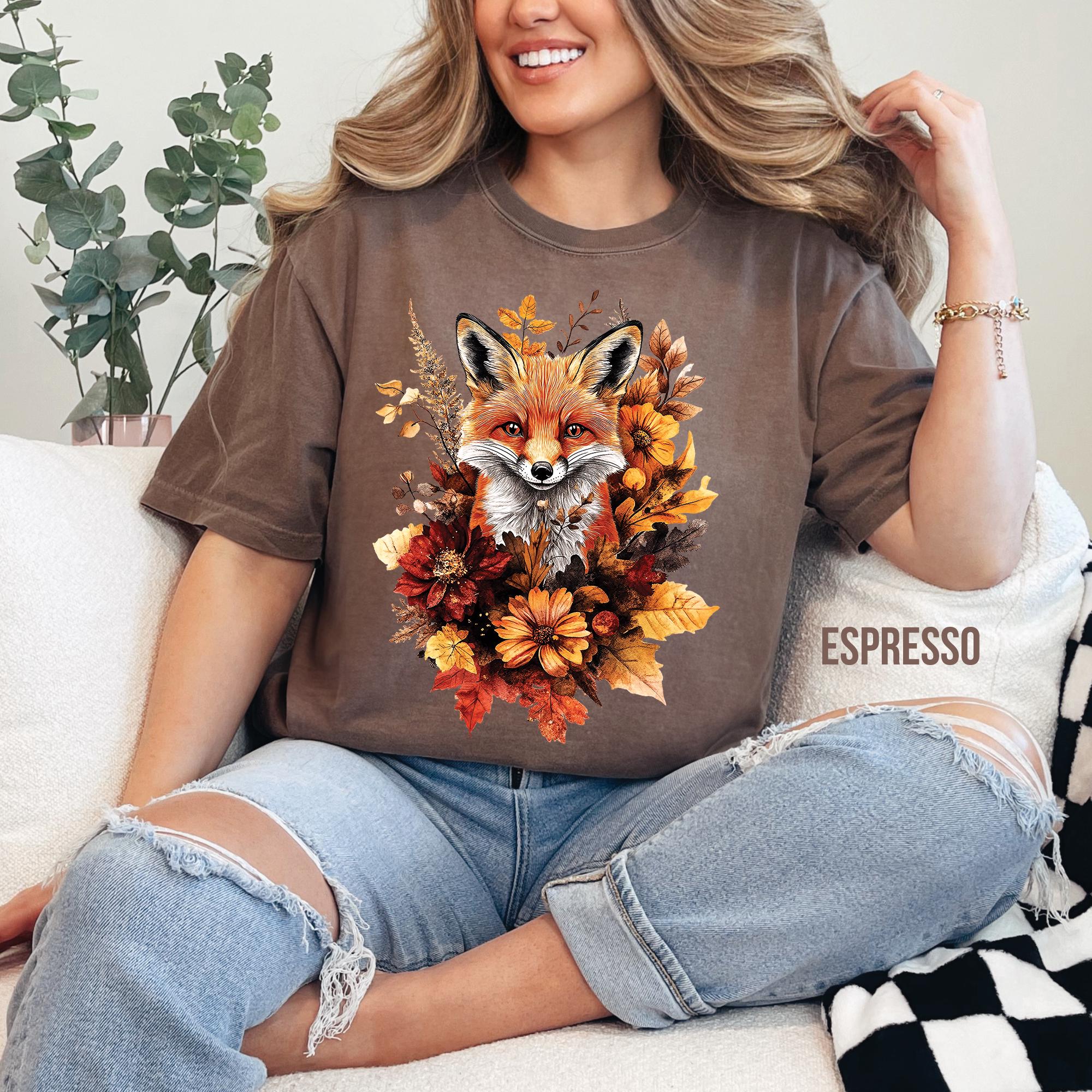 Floral Fox Shirt