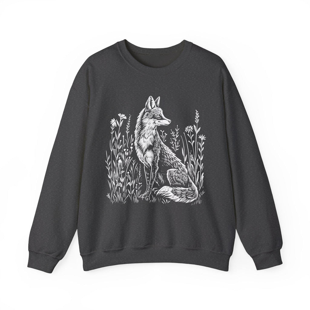 Vintage Woodcut Fox Sweatshirt