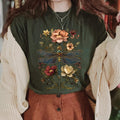 Boho Floral Dragonfly T-Shirt