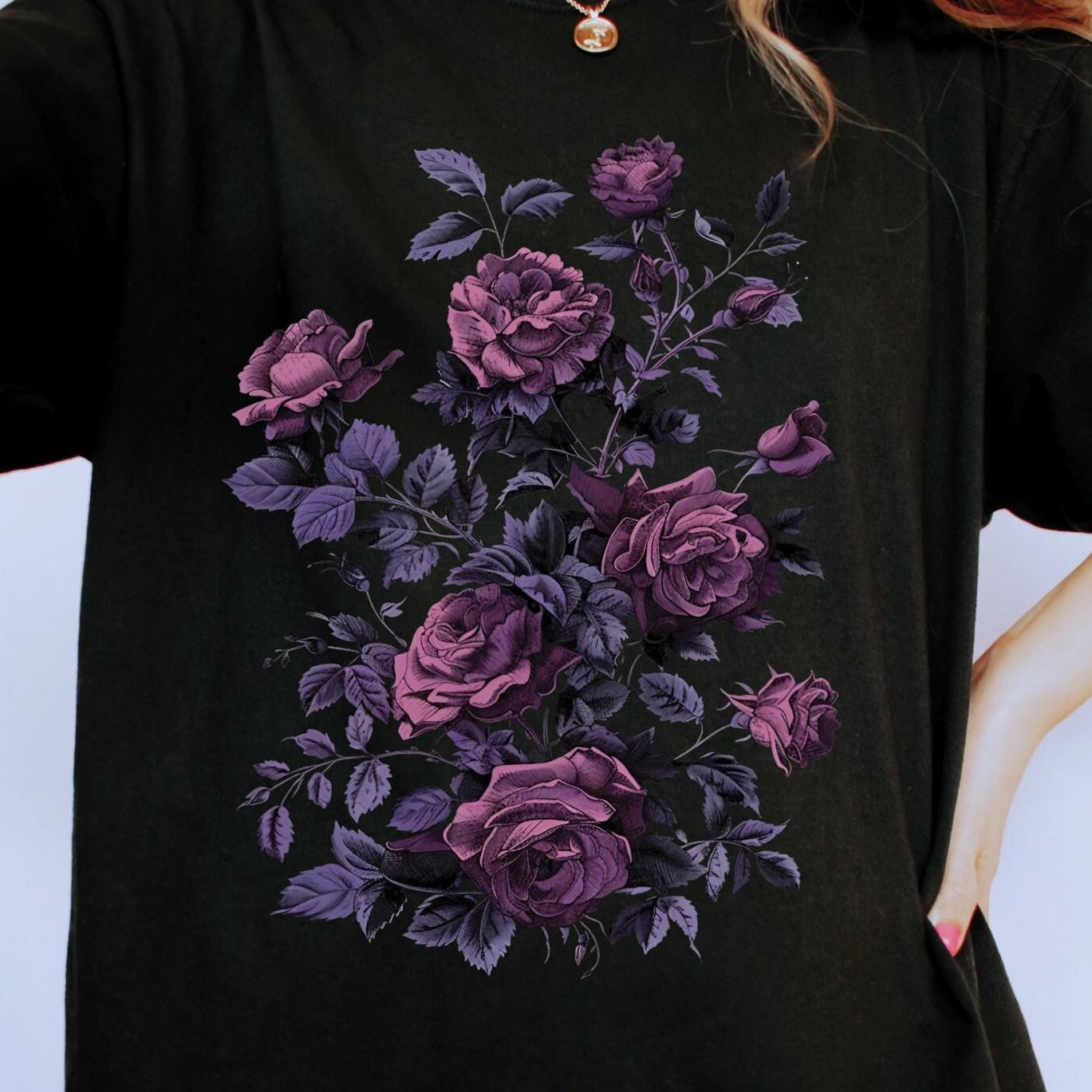Vintage Roses Graphic T-Shirt