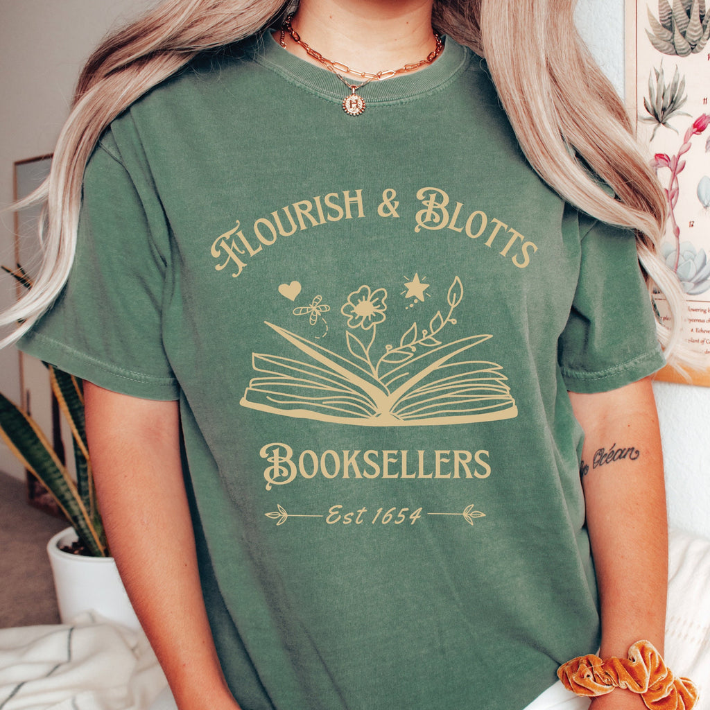 Flourish Blotts Booksellers Wizarding T-Shirt