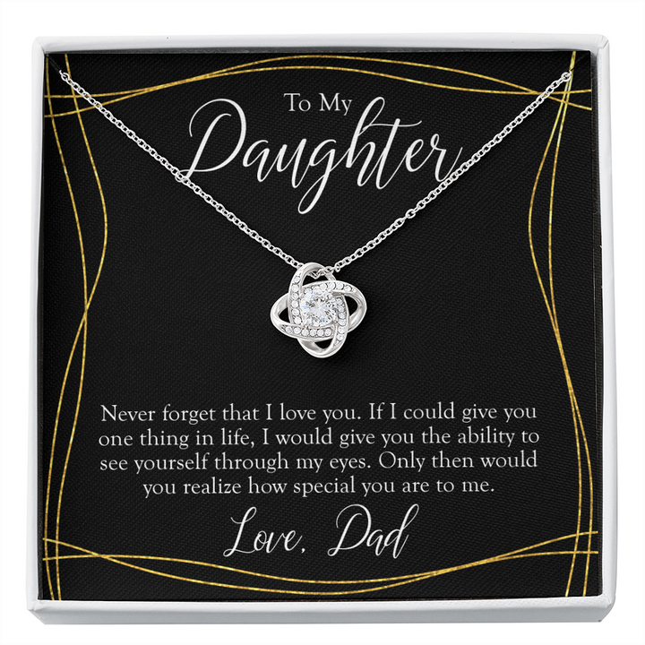 Amazon.com: 14K Gold Father Daughter Necklace For Dad Father's Day Gift  From Daughter Father Jewelry Gifts For Girls Women: Clothing, Shoes &  Jewelry