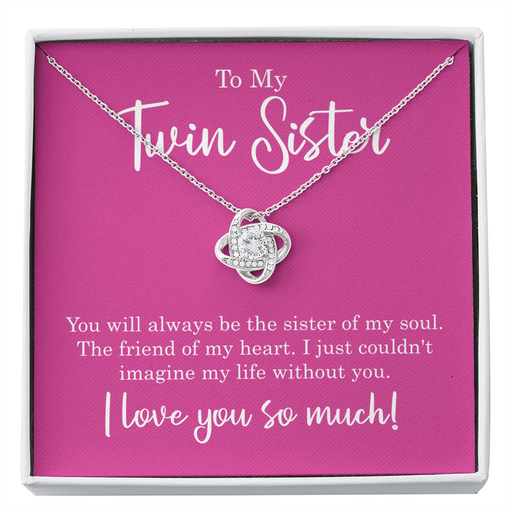 Personalized To My Bonus Sister Love Knot Gifts For Bonus Sister From Bonus  Sister Brother With Message Card | Interest Pod