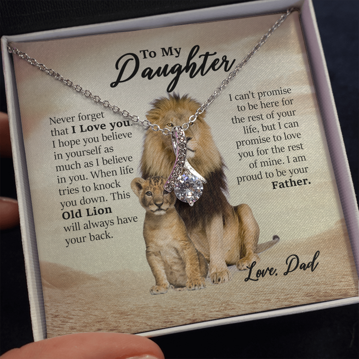 Amazon.com: Daughter Gifts From Dad, To My Daughter Necklace, Father  Daughter Gifts, Birthday Gifts For Daughter, Graduation Christmas Gifts For  Daughter from Dad, Dad Daughter Gifts (LED Box, Straighten Your Crown -